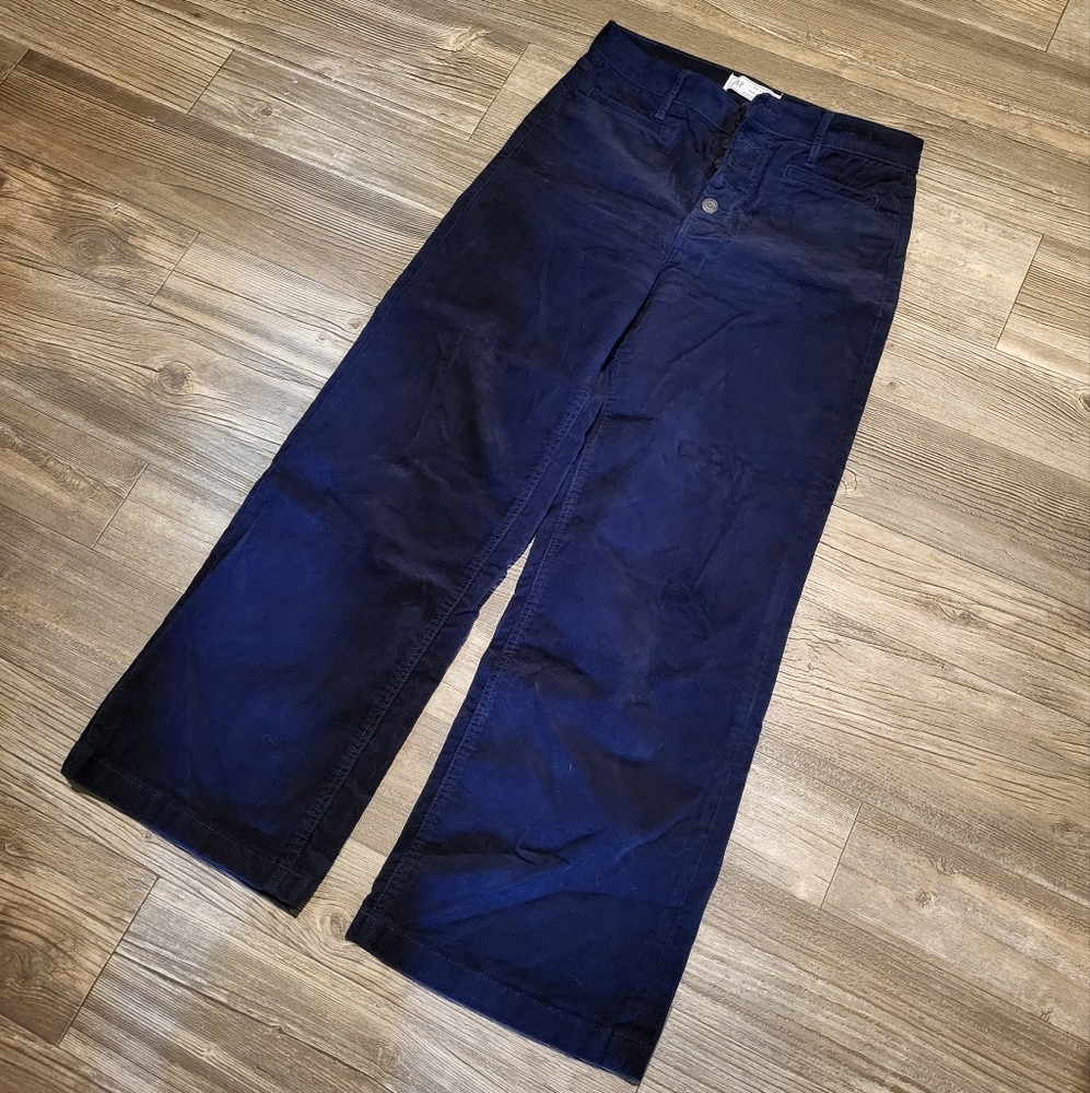 GAP | Navy Corduroy Wide Leg Pants